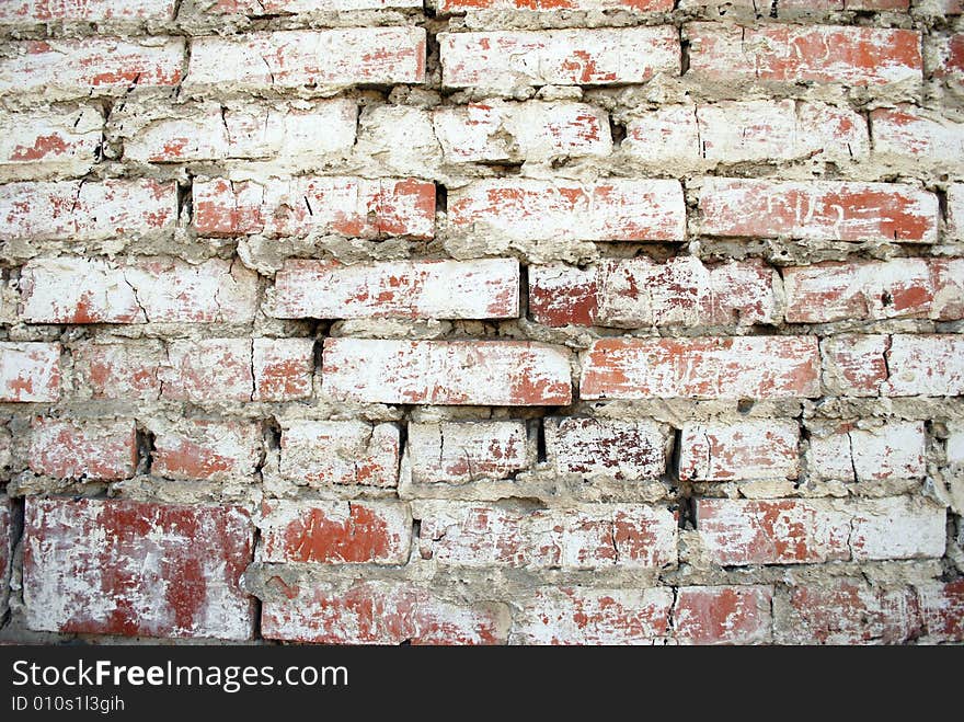 Old brick wall, stone material