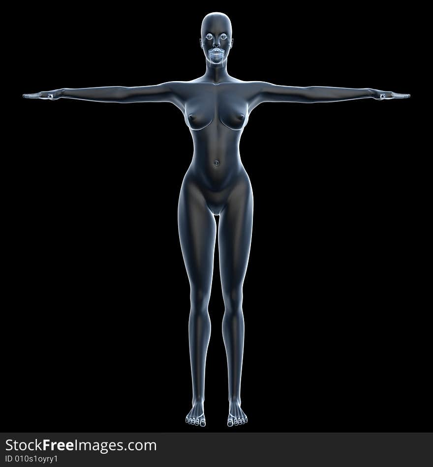 X-ray female body