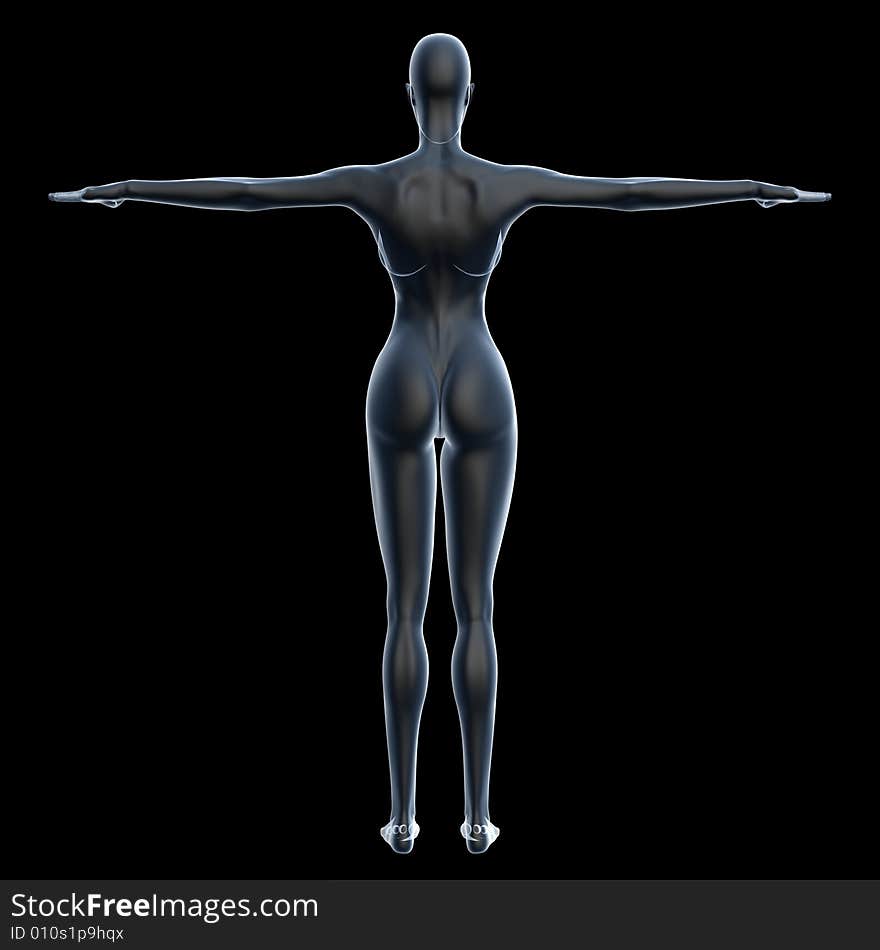 X-ray female body