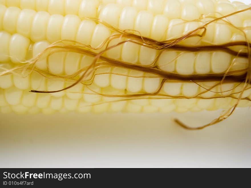 Ready to eat yellow corn cob