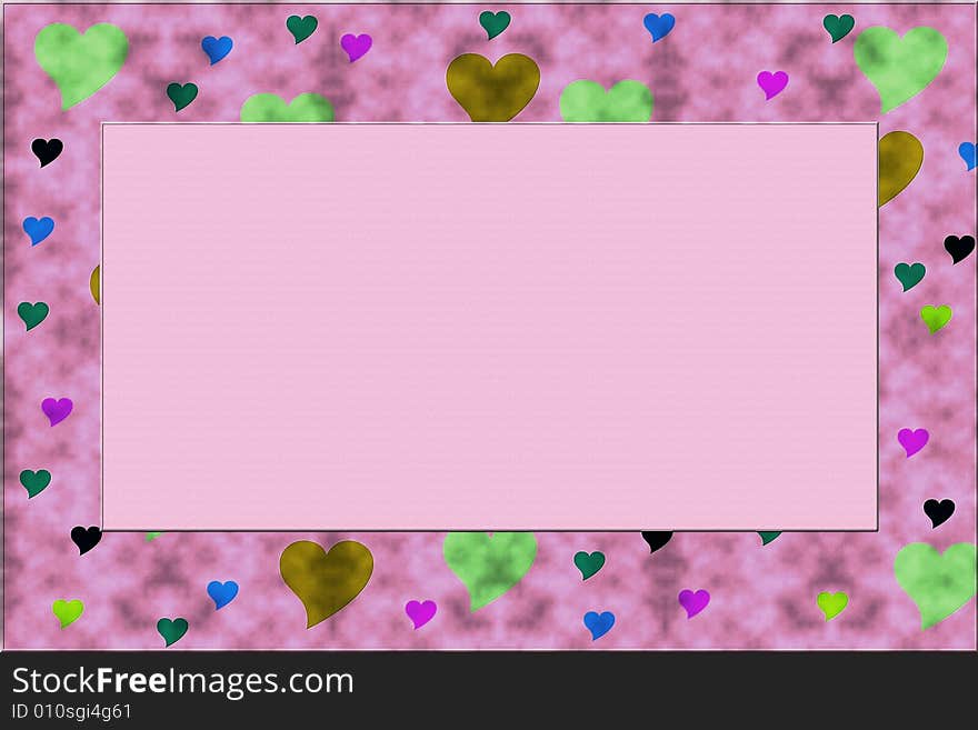 Frame With Hearts