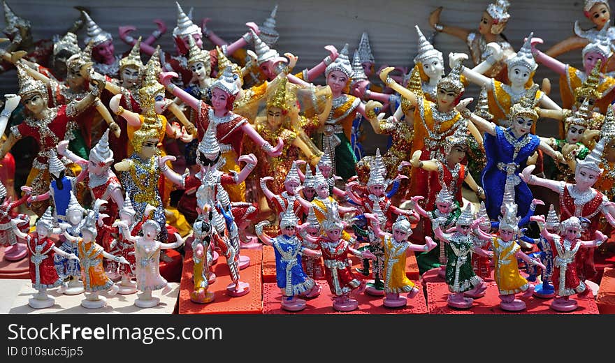 Thailand Pattaya religious statues