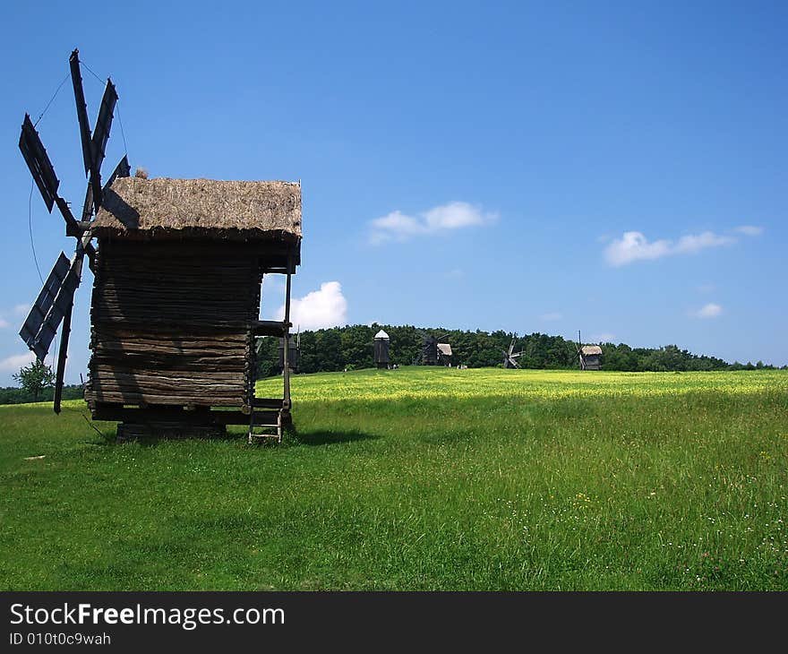 Windmill in the field