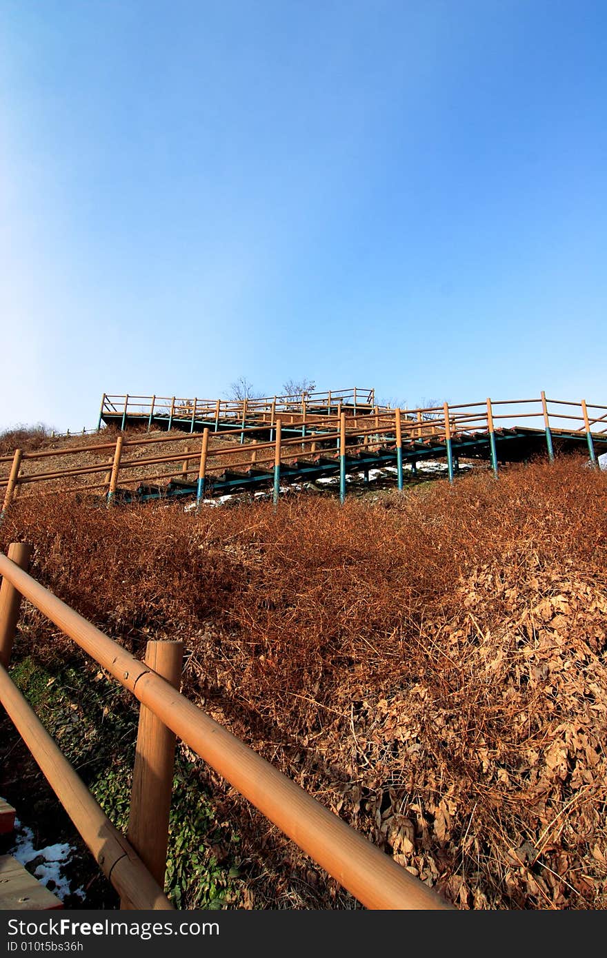 Sky Park In Seoul In Winter