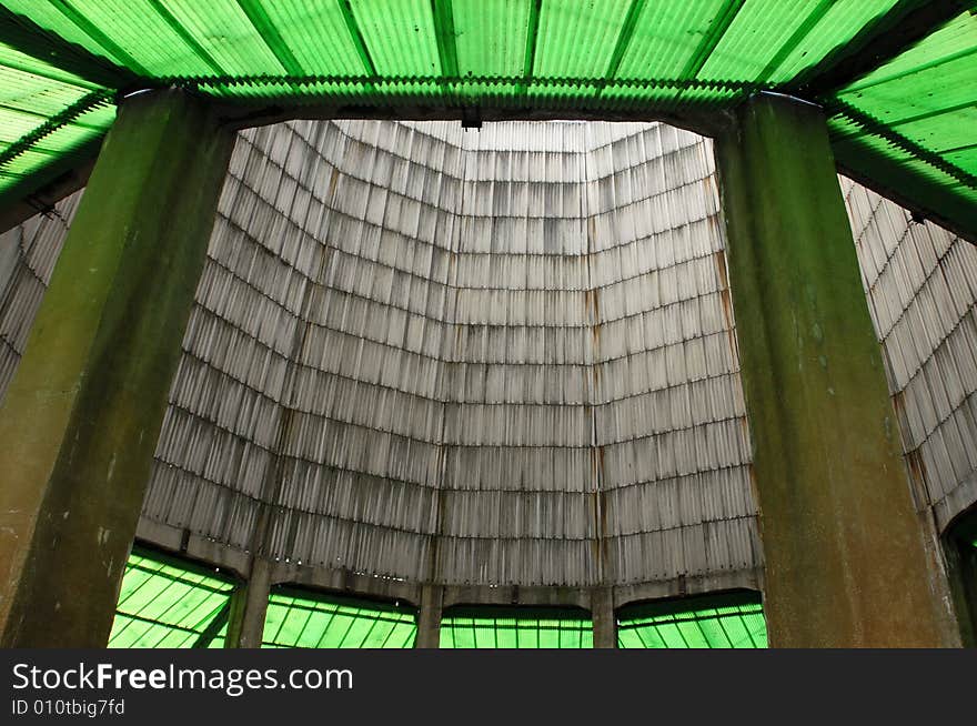 Green roof of the power station