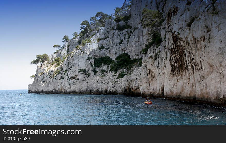 Calanques Coastline Near Marseille, France