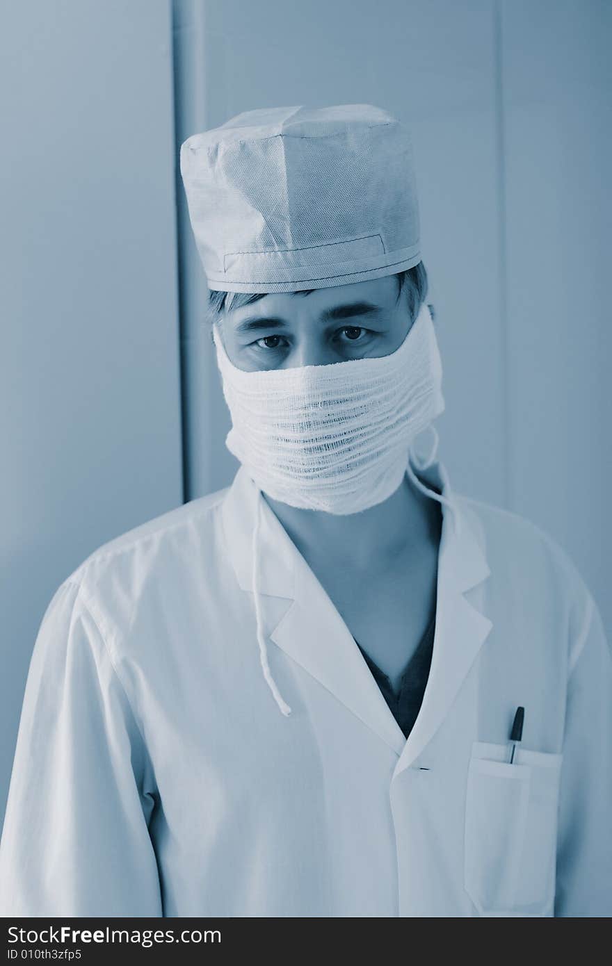 Doctors are working - medicine  background. Shot in a hospital.