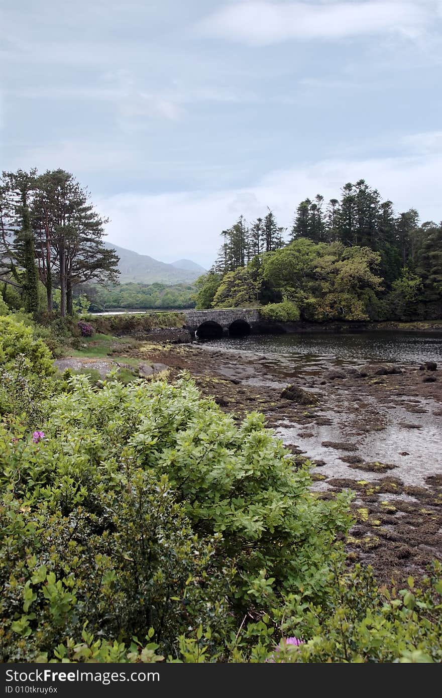 A view of a bridge in kerry. A view of a bridge in kerry