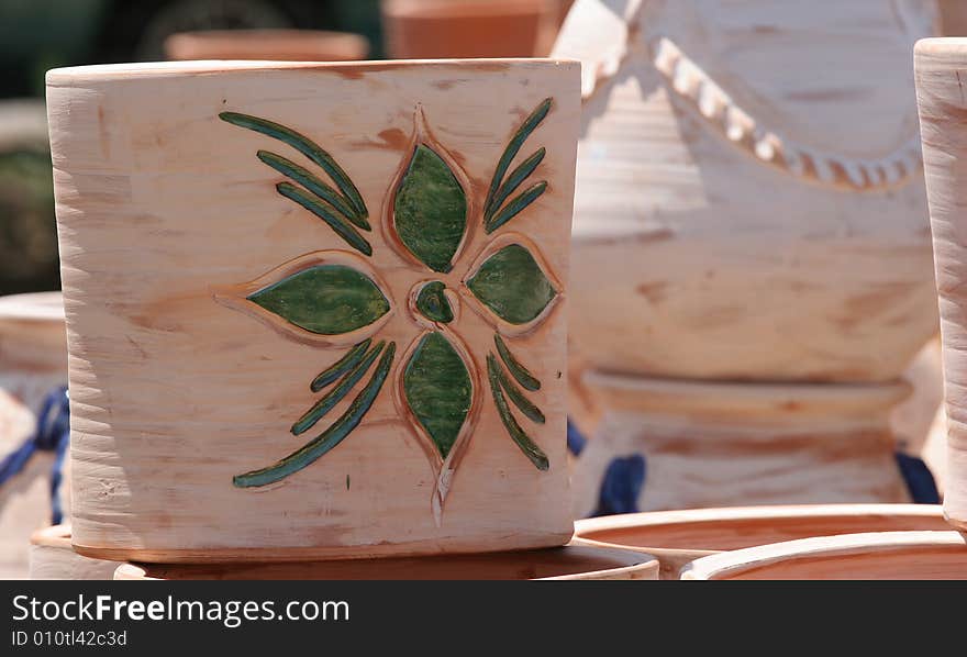 Colourful ceramics on the French Riviera