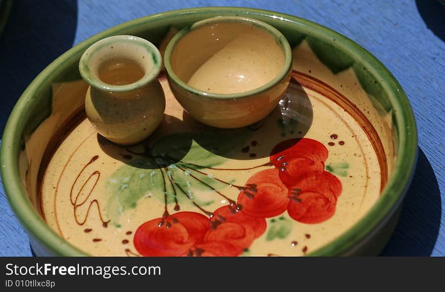 Colourful ceramics on the French Riviera