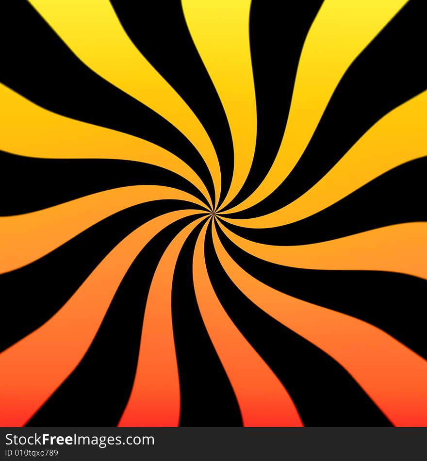 Sunburst twirl