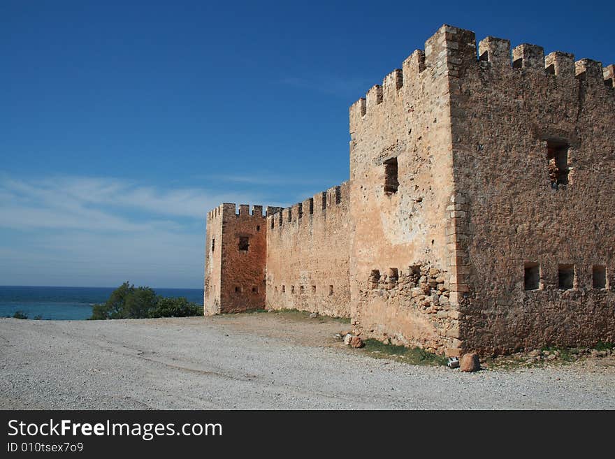 Old greek castle