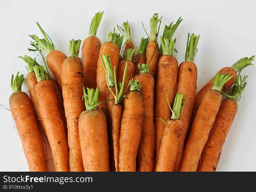 Carrots from the garden