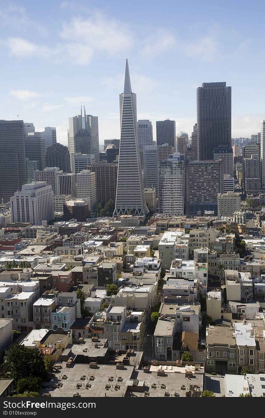 San Francisco streets, urban architecture and downtown. San Francisco streets, urban architecture and downtown.