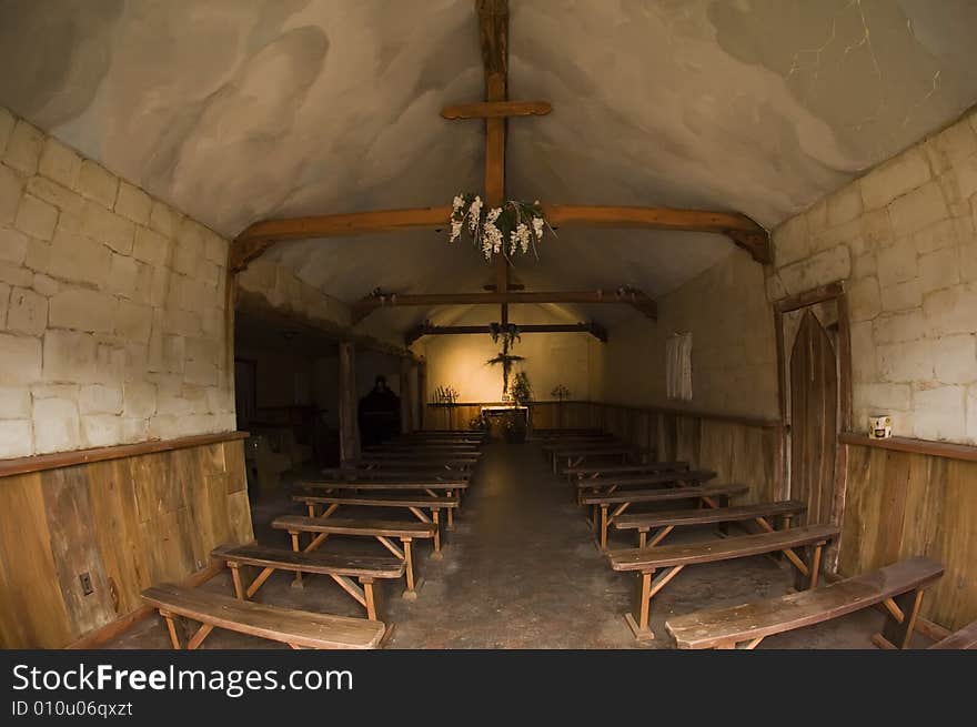 An old church in Texas.