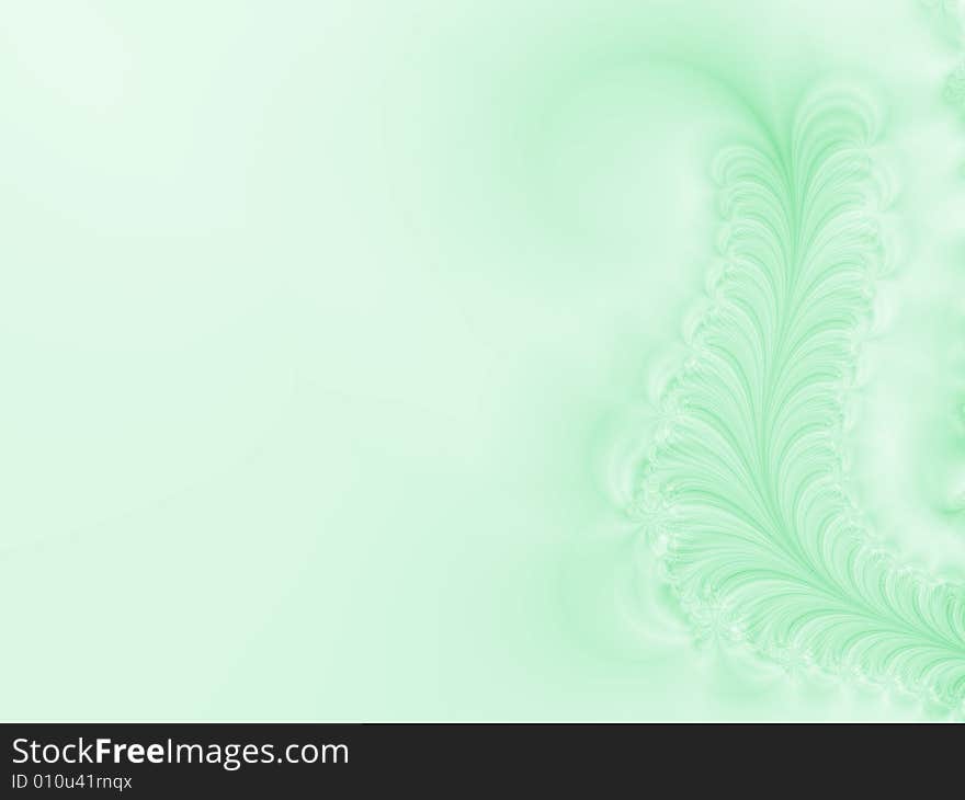 Abstract green background. Fractal image