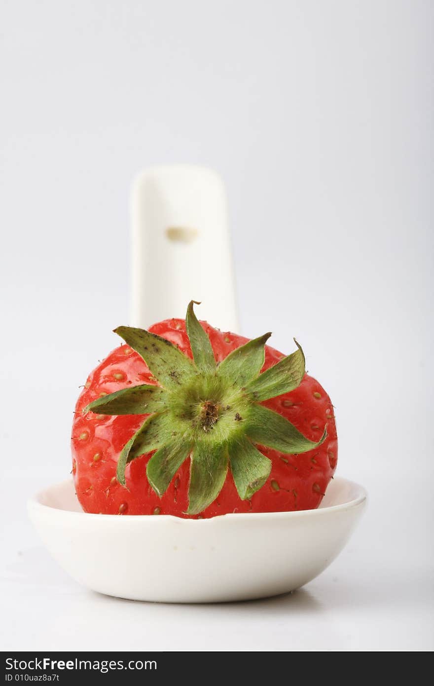 An appetizing strawberry