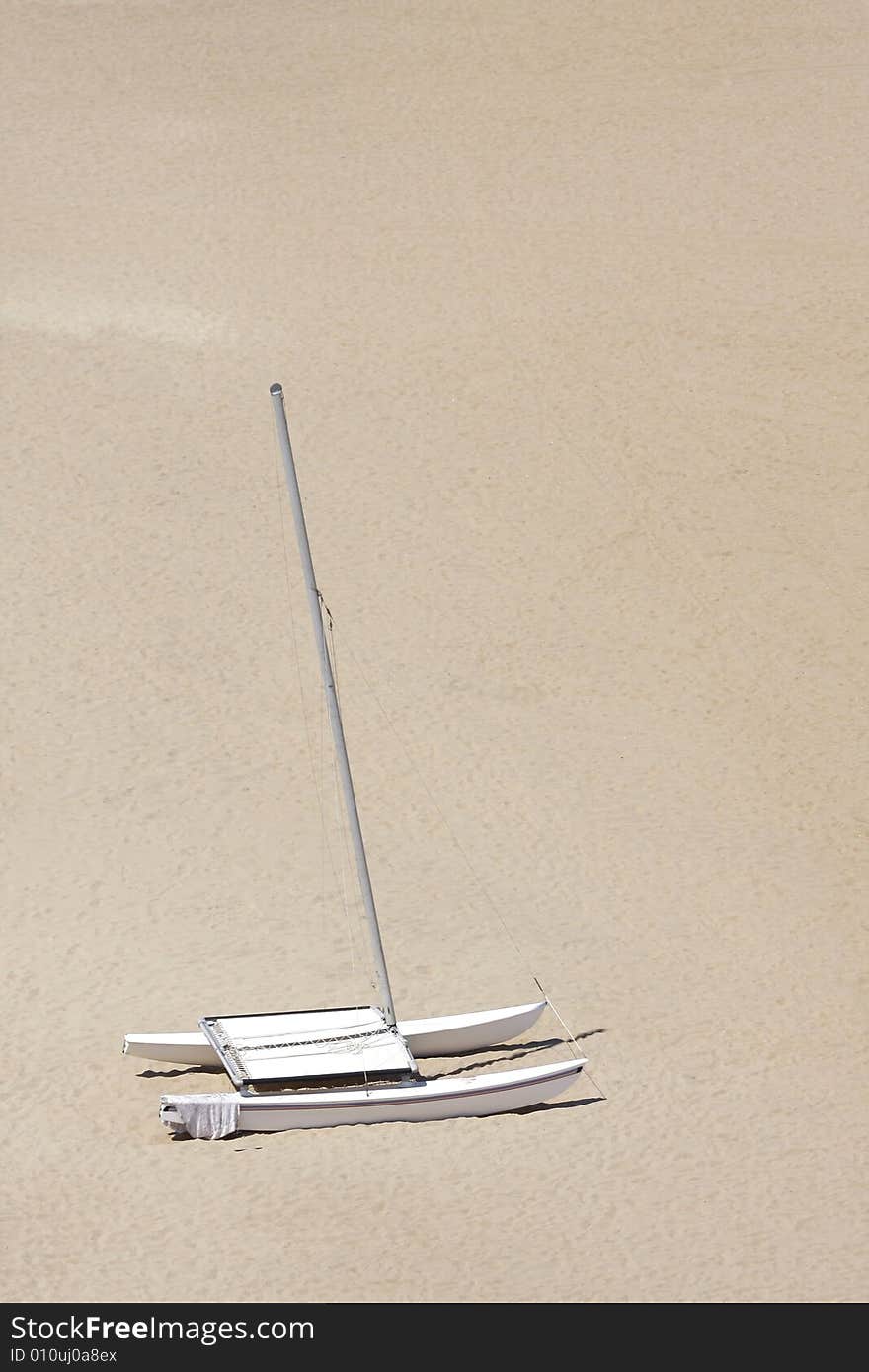 Sailboat on Beach