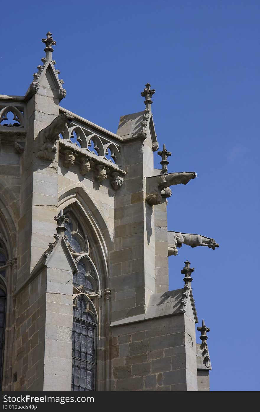 Gargoyles on Gothic Church