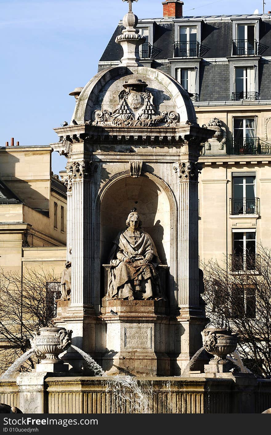 France, Paris: Fontaine Des Orateurs-Sacre