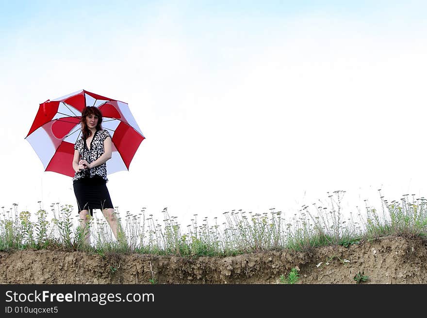 Umbrella girl