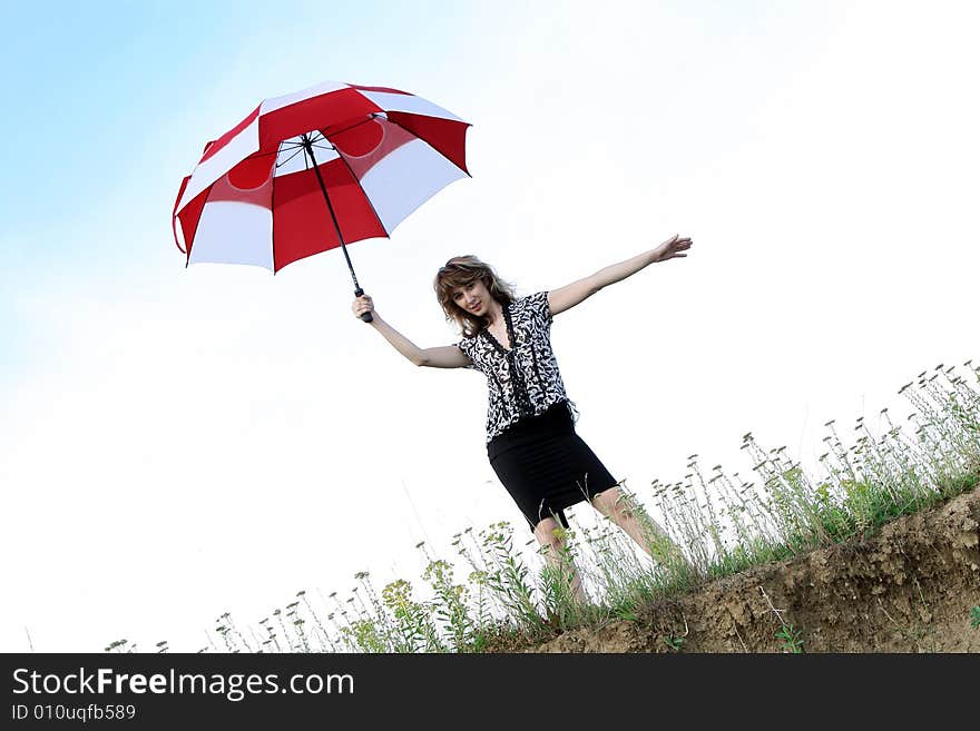 Umbrella girl