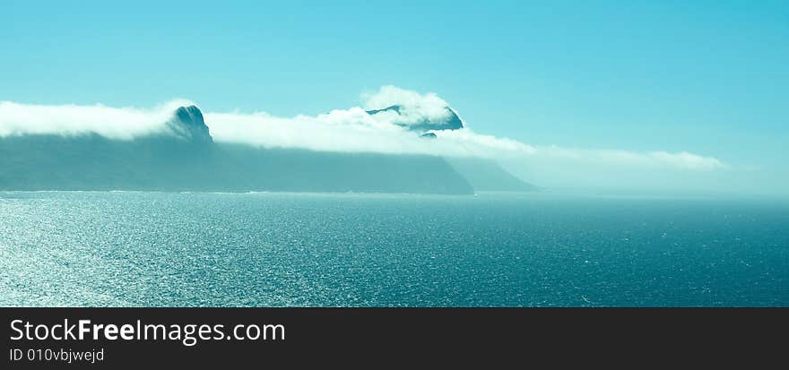 Heavy Cloud And Fog On Mountain