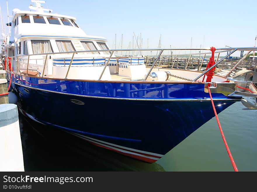 Docking for a stay in Sag Harbor, Long Island. Docking for a stay in Sag Harbor, Long Island