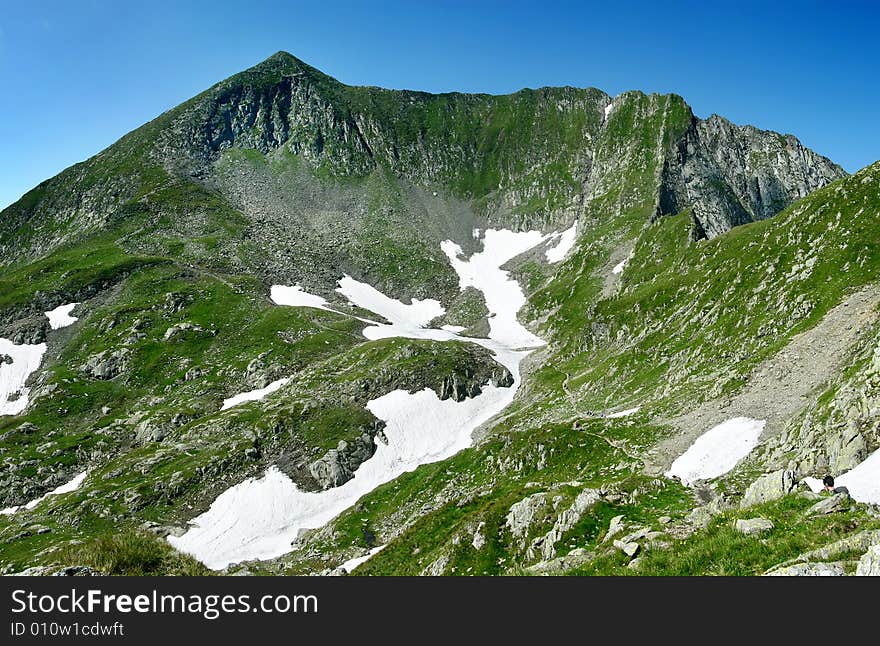 Fagaras mountains in Romania