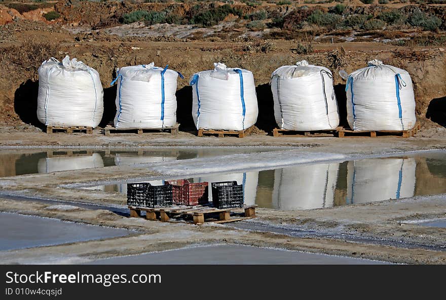 Bags of salt