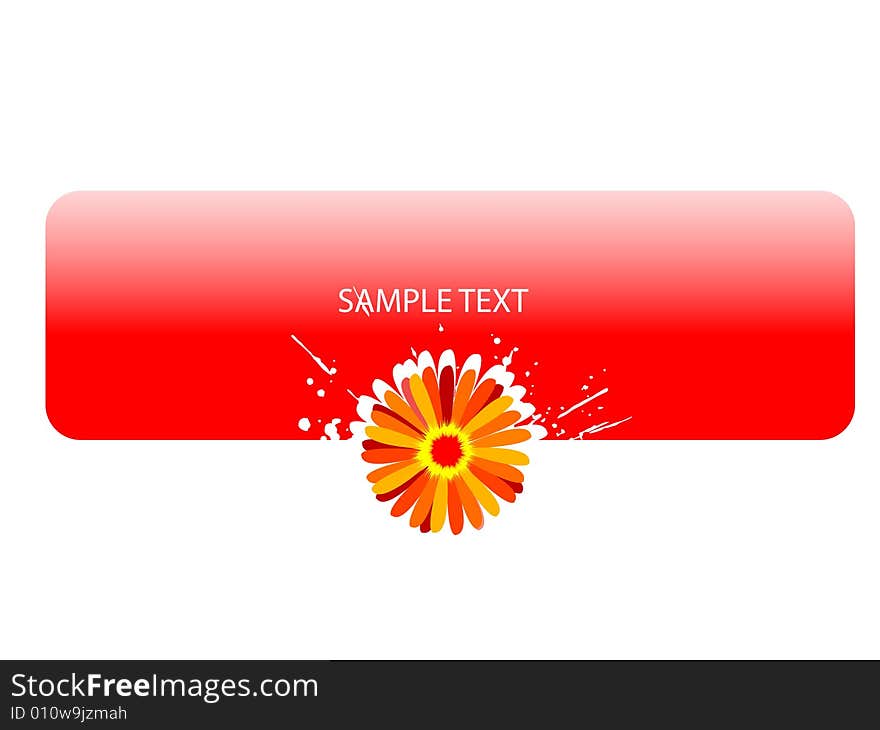 A texture background with a flower. A texture background with a flower