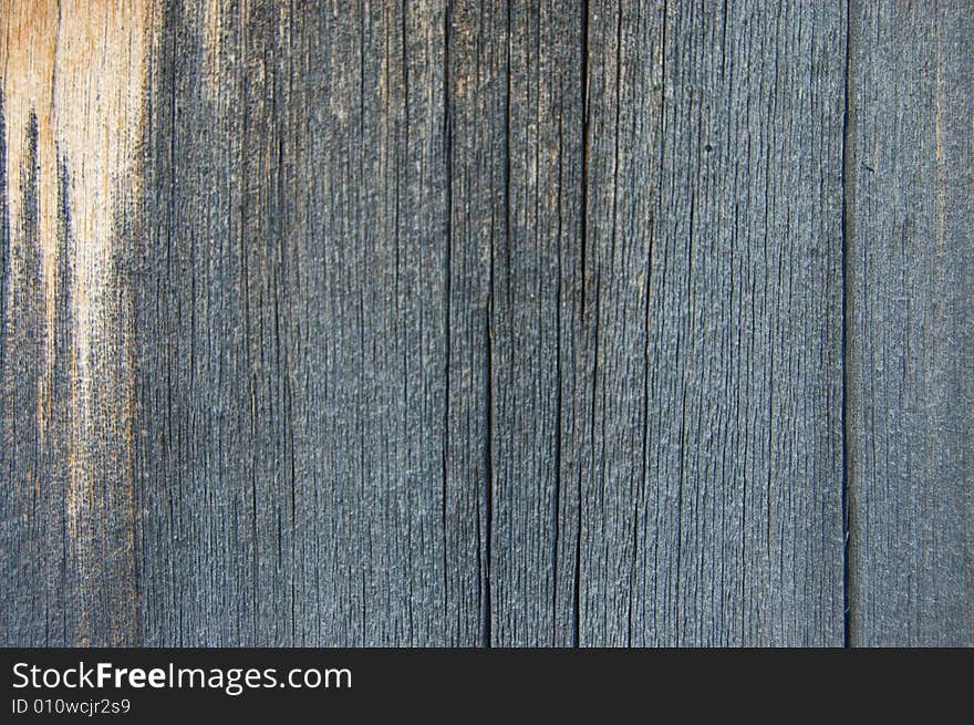 Cracked old grey wood texture of board