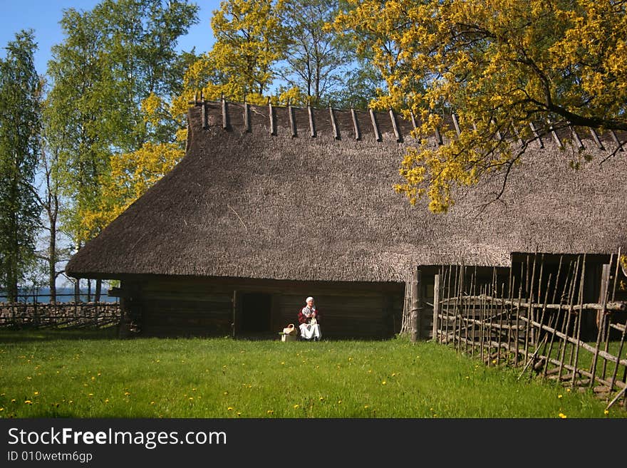 Summer in a village - a Rok-al-maare museum open-air in Estonia Tallinn