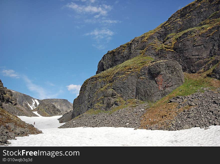 Traveling in high mountains