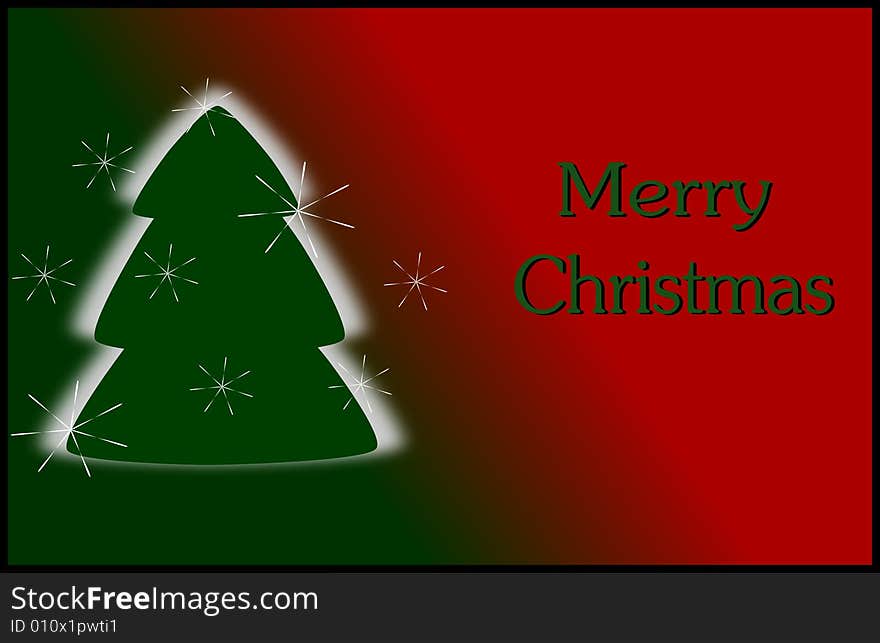 Merry Christmas card for wishes