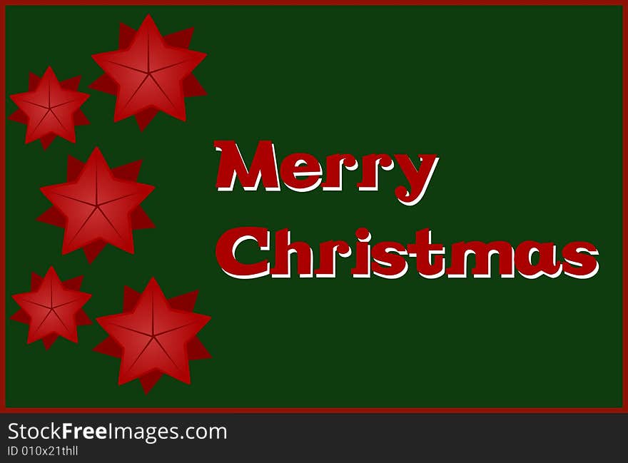 Merry Christmas card for wishes