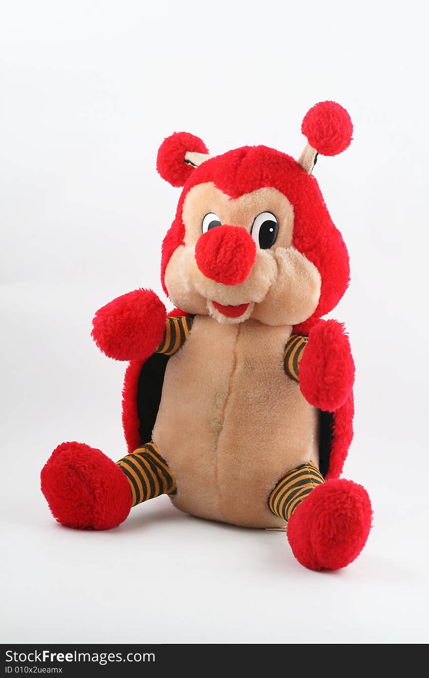 Red bee toy