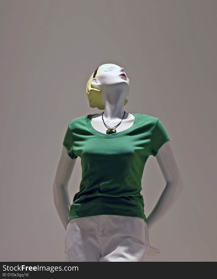 Mannequin in Green