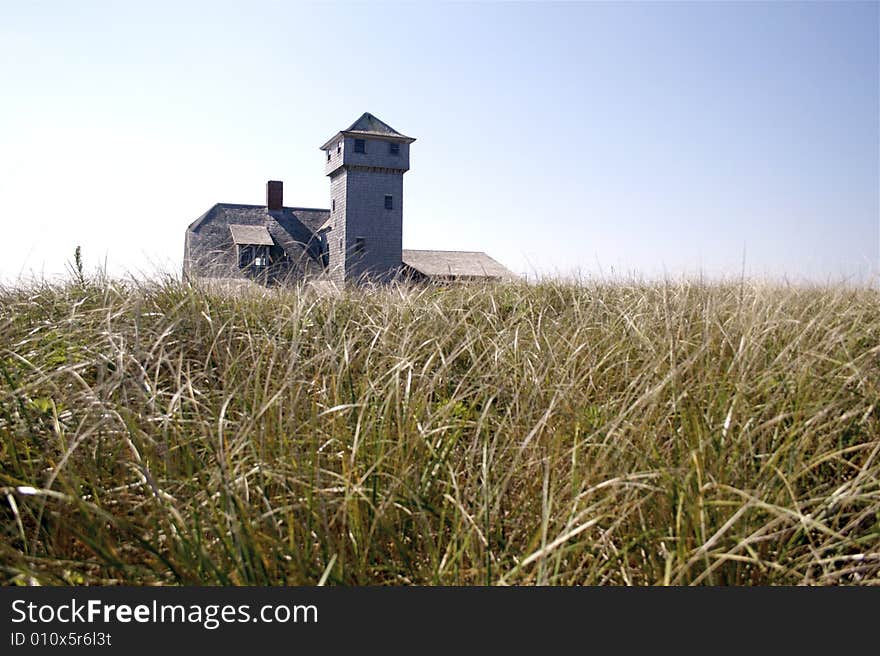 Cape Cod Beach House and Dune Grass