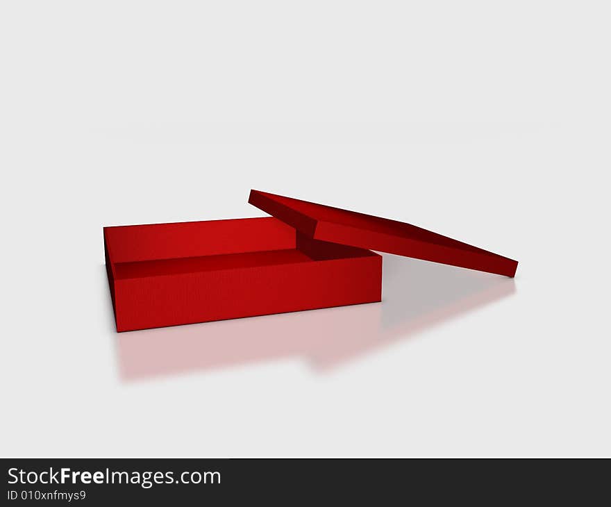 Blank boxes - Box package on white background