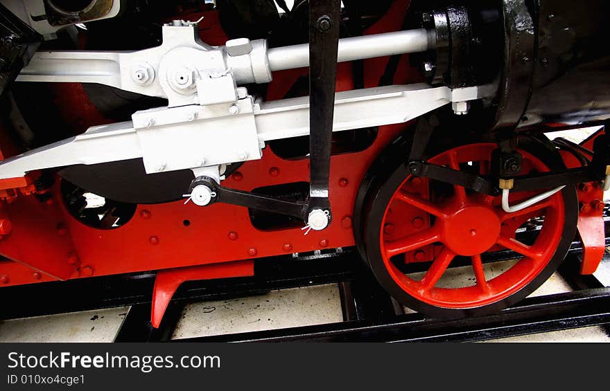 Detail of a Rack Railway. Detail of a Rack Railway