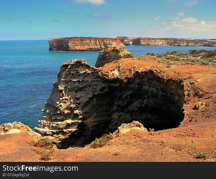 Cliffs At Great Ocean Road