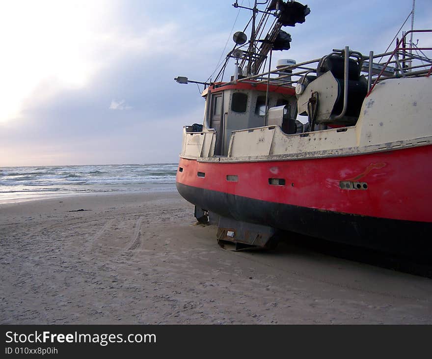 Fisherboat On A Beach