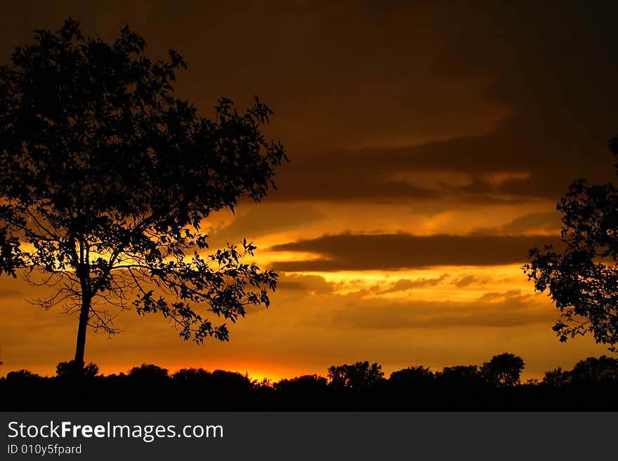 Sunset after Storm