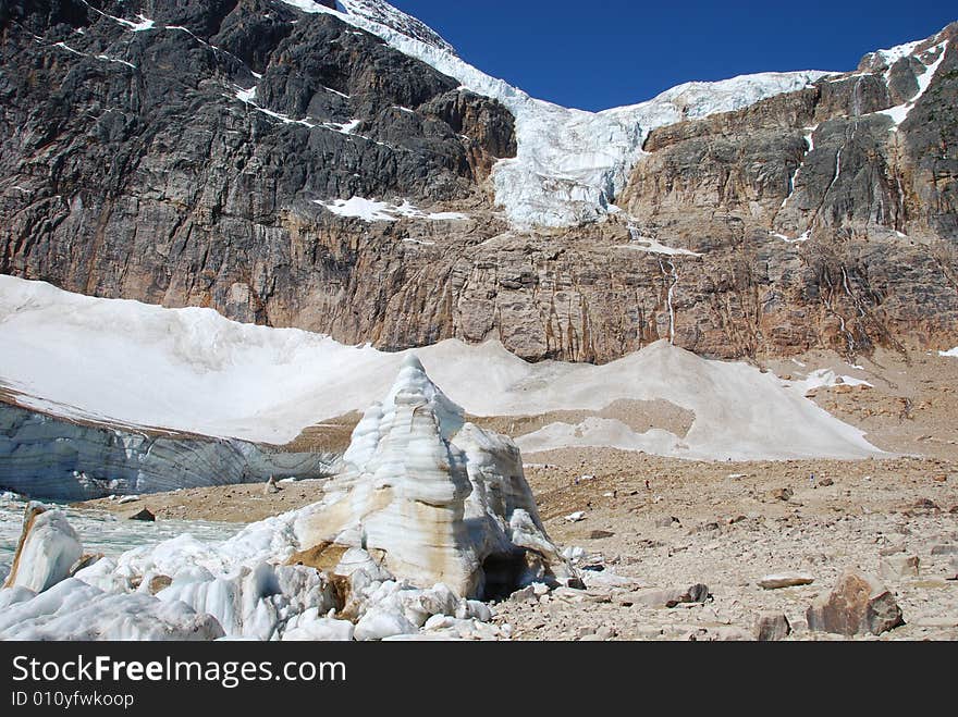 Glacier Angel on Mount Edith Cavell