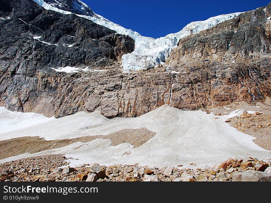 Glacier Angel on Mount Edith Cavell