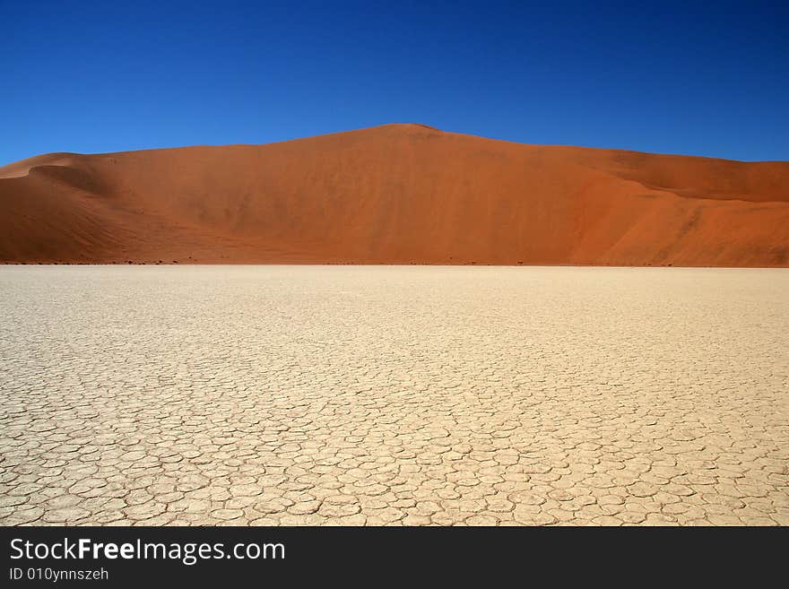 Dead Vlei, Namib desert, Sossusvlei, Namibia. Dead Vlei, Namib desert, Sossusvlei, Namibia