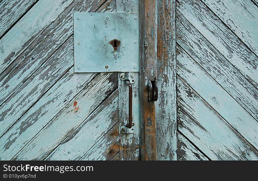 Blue Locked door