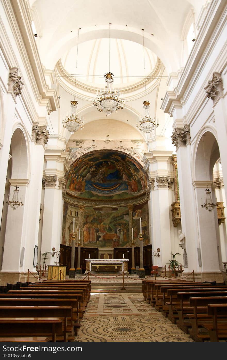 This is the interior of an umbria church