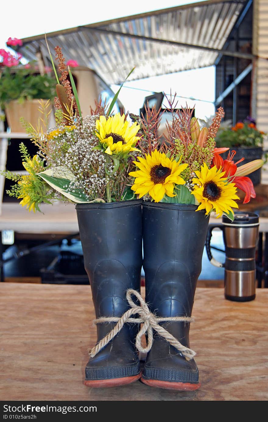 Boot Bouquet